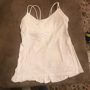 White Lululemon Strappy Tanktop